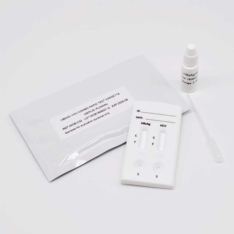 2 இன் 1 Hbsag Hcv Combo 2 Panel Rapid Test Kit